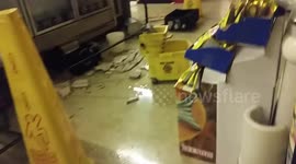 Big mess in Randalls store