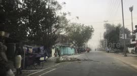 Sudden heavy dust & storm in Bhopal