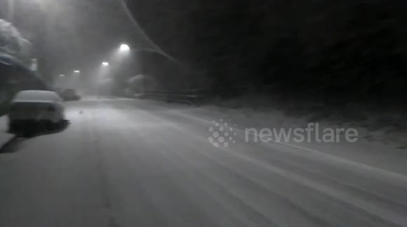 Snow Storm in Greater Manchester