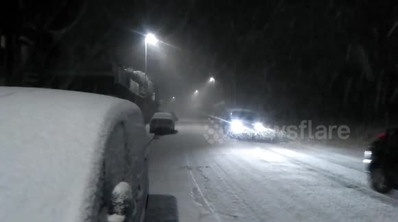 Snow blankets Greater Manchester