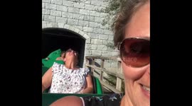 Mom’s first roller coaster ride