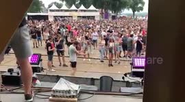 Wicked dancer on festival