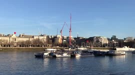 Hearts floating over London