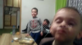 Fuuny kids never give up