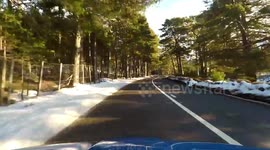 The Snow Roads - The A93 from Braemar to Balmoral along the river Dee in Aberdeenshire, Scotland