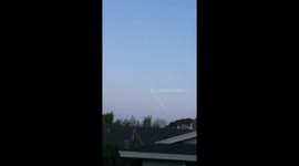 Space X Launch Seen from San Diego