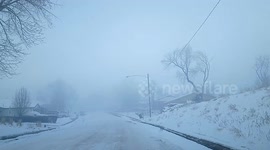 weather watchers very foggy and limited visibility snow day