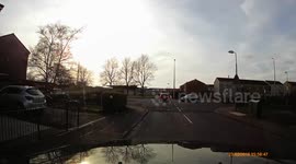 new driver has unfortunate accident