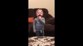 Silly baby belly laughing, when you got the giggles and you can't stop!