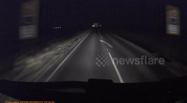 Karma for impatient driver at Swineshead Bridge