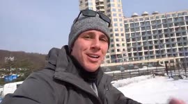 Watching Olympic Slopestyle at 2018 PyeongChang Winter Olympics