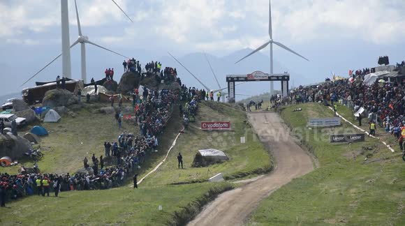 Crazy Heli pilot at WRC