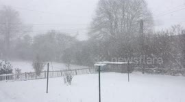 Snowstorm on the Southside of Glasgow