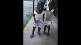 Twins showing a mother there capabilities