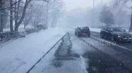 Snow at Catterick Garrison