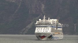 AIDAbella near Eidfjord