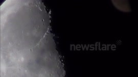 Moon timelapse, close-up