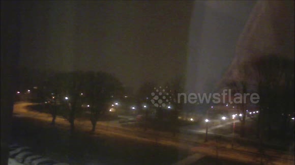 driving in the snow go almost wrong