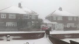 The Beast From The East White Out Conditions In Sunderland