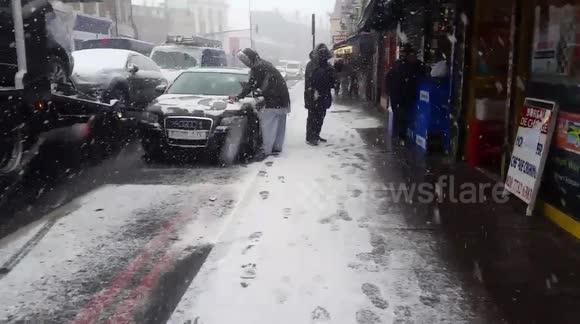 Snow balls in peckham london