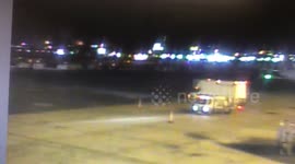 Huge Fire By Hillside New Jersey Explosion view from Newark Airport