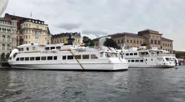 Cruise in Bergen City Port - Norway