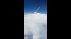 Turbulence on a flight from Brisbane to Wellington