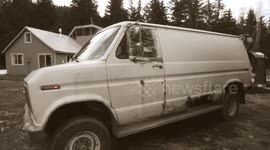 Driving a rust bucket van in Alaska.