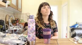 An eco-friendly woman is so green she doesn't even own a bin