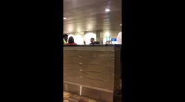 Drunk man not let on the plane