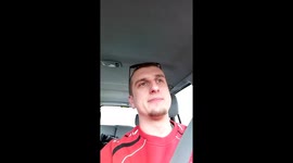 Sleeping in the driveway