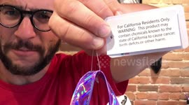 YouTuber discovers he purchased kid toy that may contain chemicals known to cause cancer and birth defects