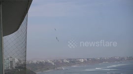 Peruvian Air Force Shock Lima Residents with Incredible Display of Aerial Acrobatics