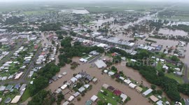 Decade High 2018 Flood Ingham, North Queensland, Australia