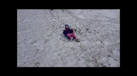 Beast From the East does not stop families heading for fun on Dartmoor Devon