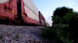 Train in Motion