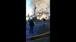 House fire in Westbury ny