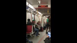 St. Patrick's Day Magic on the TTC - Couple Dance to Accordion Player During an Extended Subway Delay