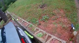 Inexpensive car bumper parking protection with tennis balls