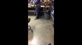 Guy that doesn’t know he has toilet paper hanging out of his pants