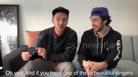 Hip hop group create a new song - featuring Amazon's Alexa