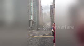 Newsflare Edit - Newsflare Edit - Newsflare Edit - Streets are cordonored off from Sauchiehall Street fire in #Glasgow https://t.co/erzIN2DWjG