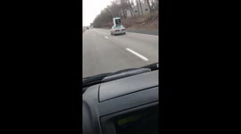 Hauling a washer and dryer on top of a car.
