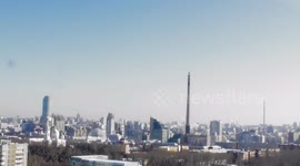 Kaboom! Huge TV tower demolished in Russia