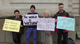 Palm Sunday Rally for refugees – Australia & Friends, London, UK