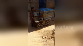 Newsflare Edit - What a way to sale kids food items in streets