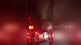 Newsflare Edit - Harlem Film Set Fire (March 22, 2018)