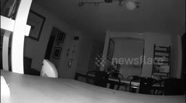 Mystery Orb on Surveillance Camera in Empty Office