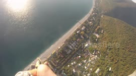 Abkhazia speedflying crash