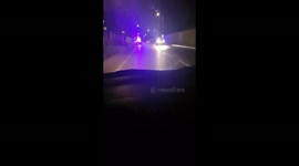 Crash in dagenham after police chase